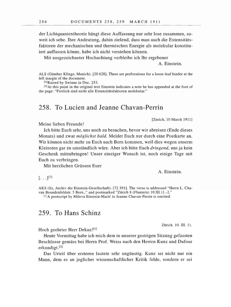 Volume 5: The Swiss Years: Correspondence, 1902-1914 page 286