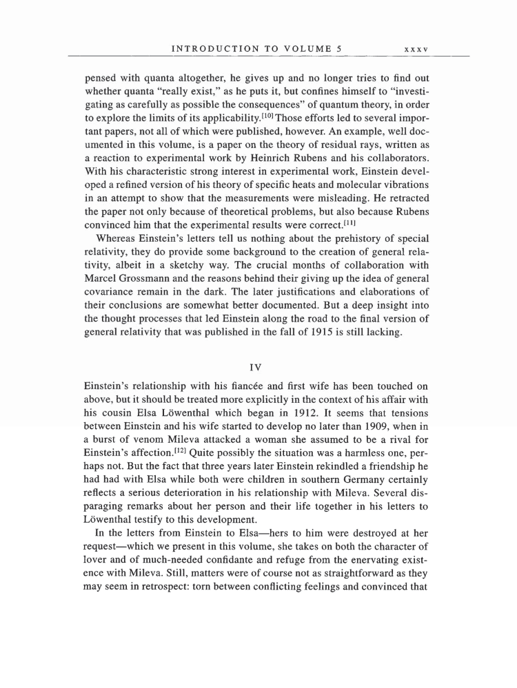 Volume 5: The Swiss Years: Correspondence, 1902-1914 page xxxv