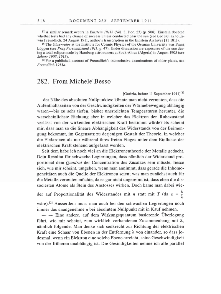 Volume 5: The Swiss Years: Correspondence, 1902-1914 page 318