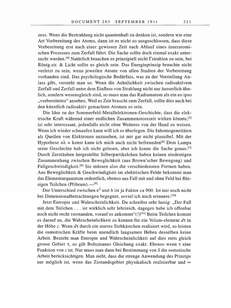 Volume 5: The Swiss Years: Correspondence, 1902-1914 page 321