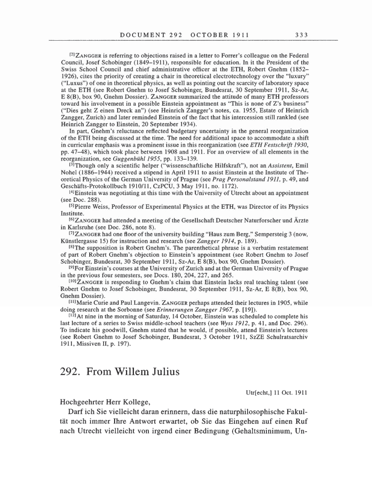 Volume 5: The Swiss Years: Correspondence, 1902-1914 page 333