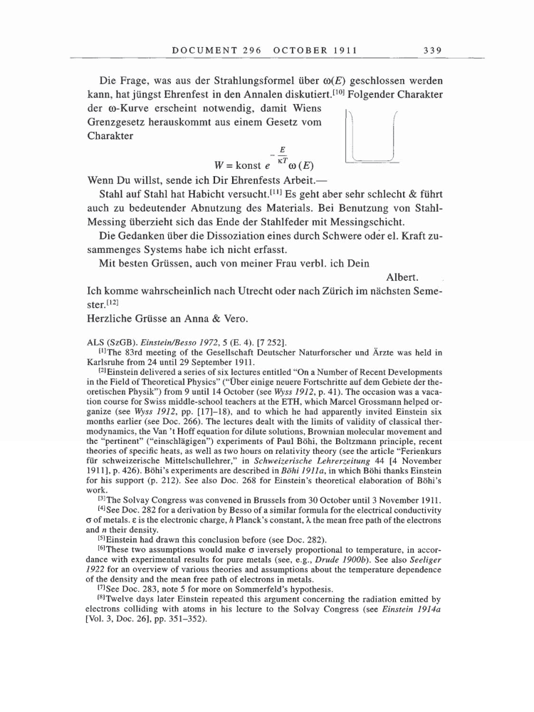 Volume 5: The Swiss Years: Correspondence, 1902-1914 page 339