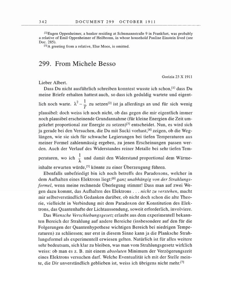 Volume 5: The Swiss Years: Correspondence, 1902-1914 page 342