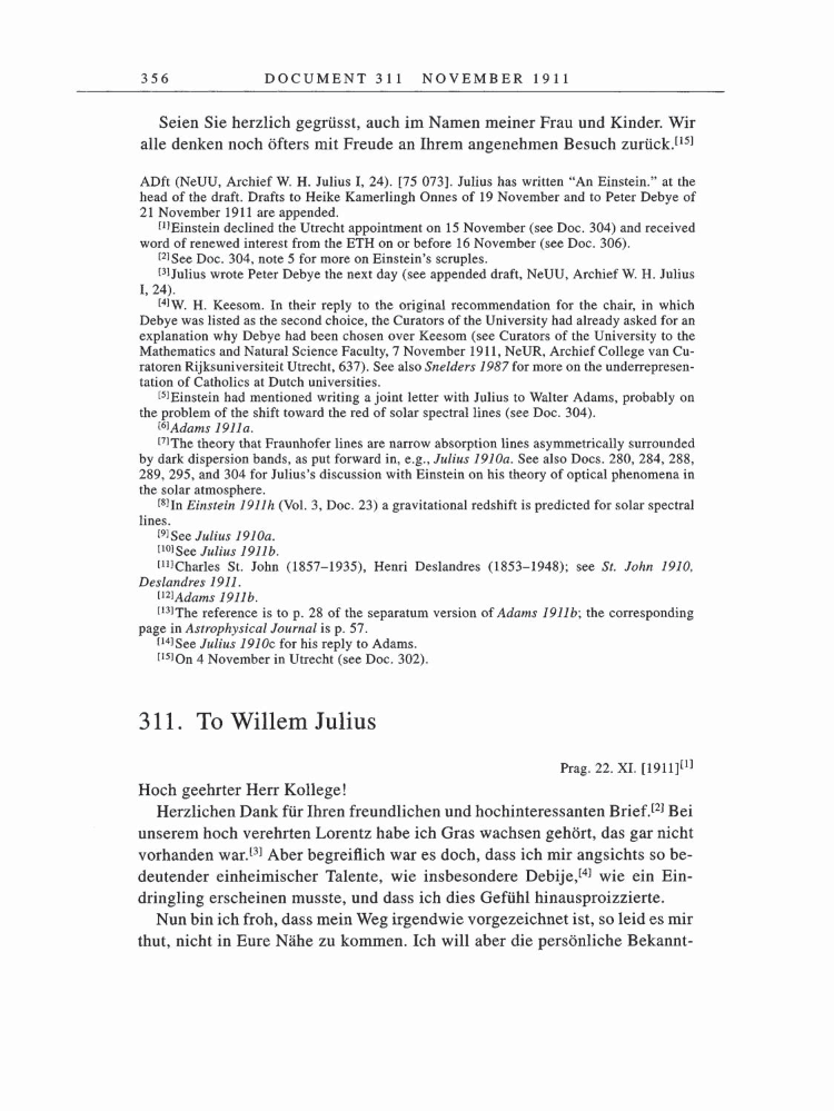 Volume 5: The Swiss Years: Correspondence, 1902-1914 page 356