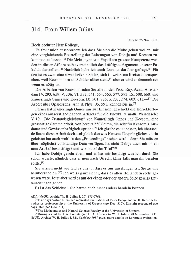 Volume 5: The Swiss Years: Correspondence, 1902-1914 page 361