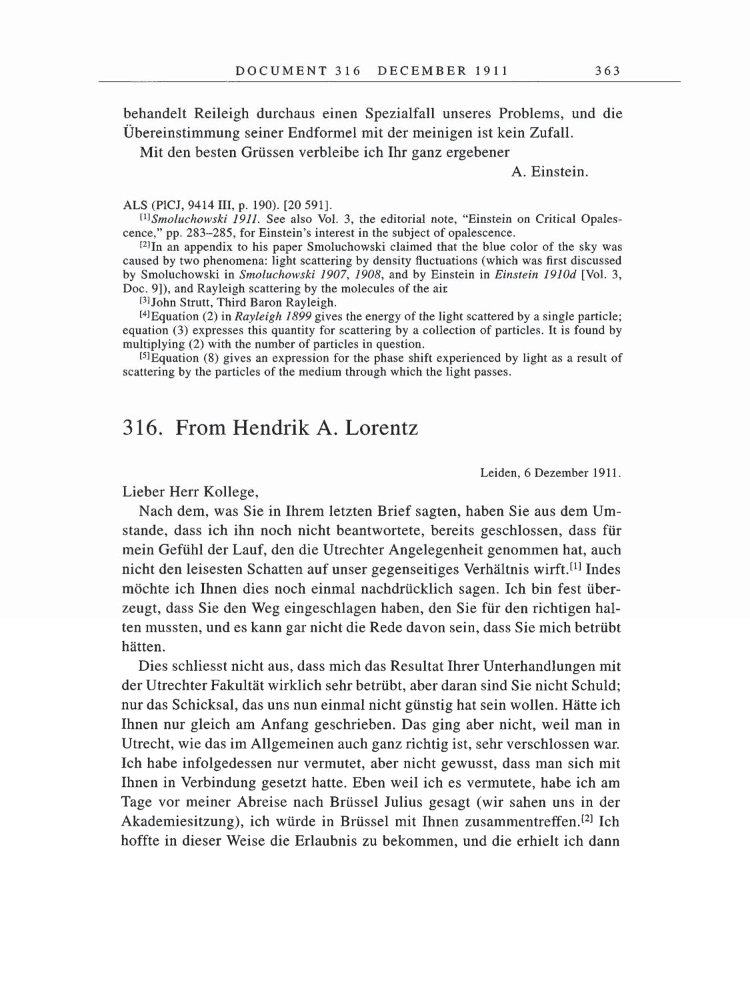 Volume 5: The Swiss Years: Correspondence, 1902-1914 page 363