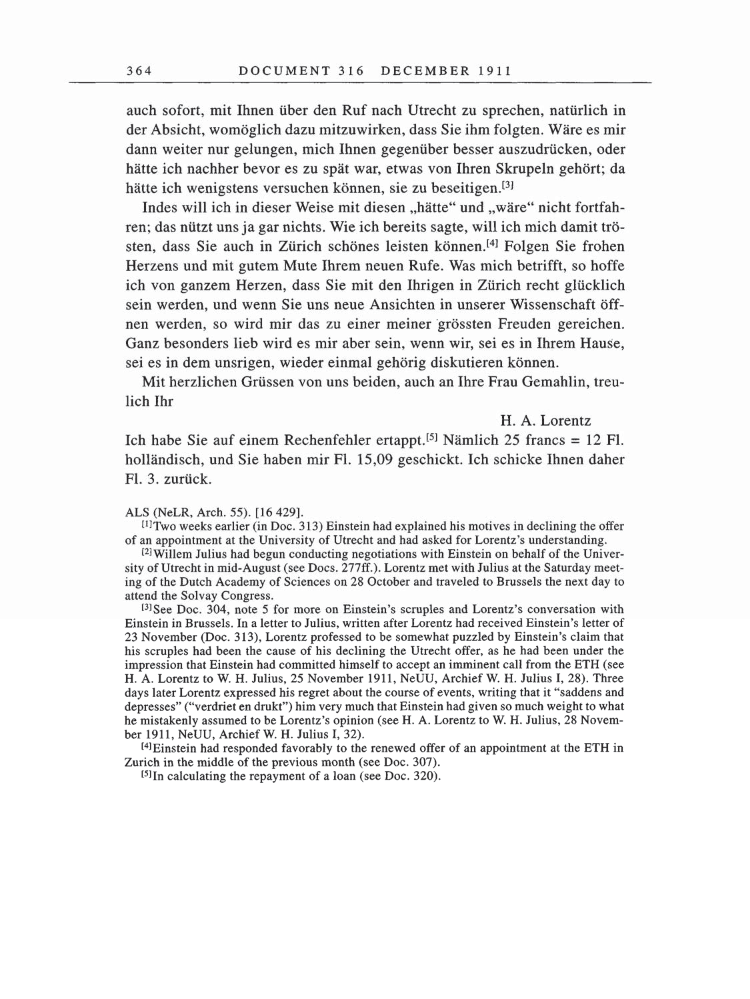 Volume 5: The Swiss Years: Correspondence, 1902-1914 page 364