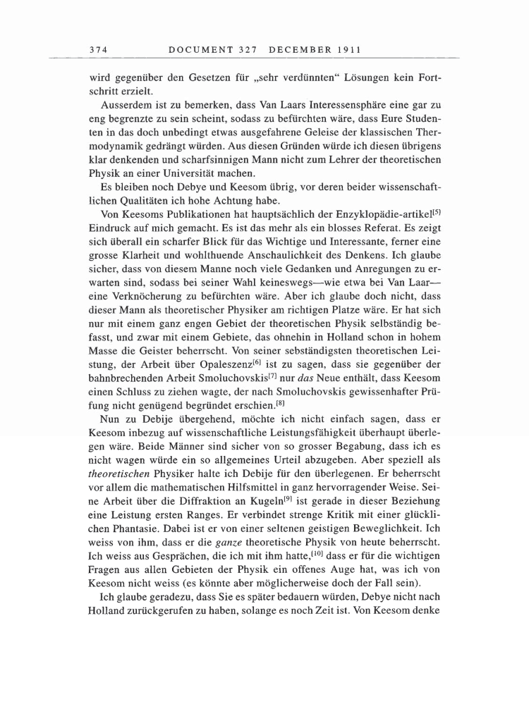 Volume 5: The Swiss Years: Correspondence, 1902-1914 page 374