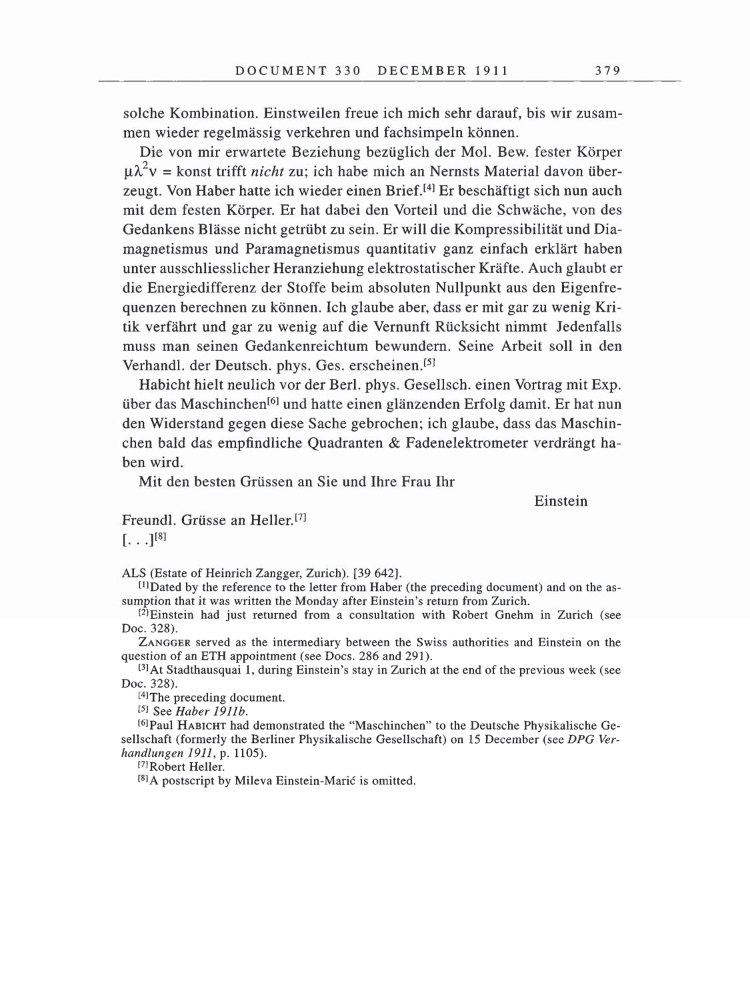 Volume 5: The Swiss Years: Correspondence, 1902-1914 page 379