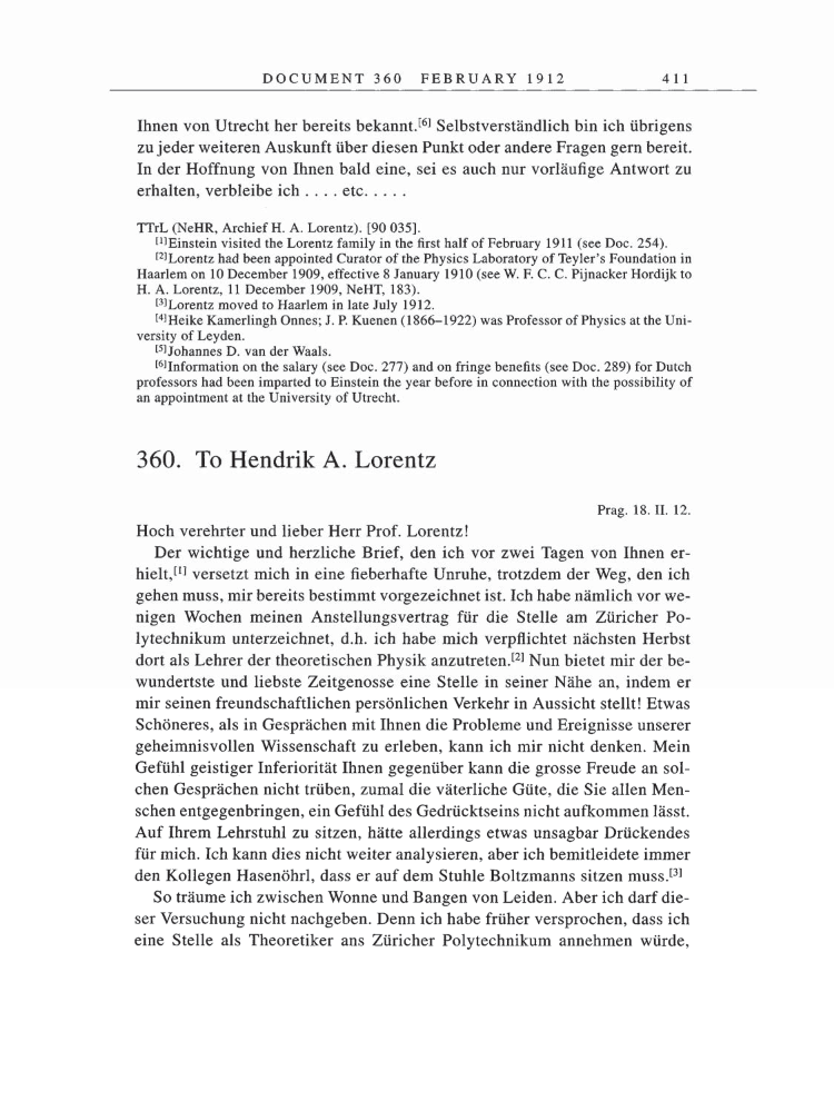 Volume 5: The Swiss Years: Correspondence, 1902-1914 page 411