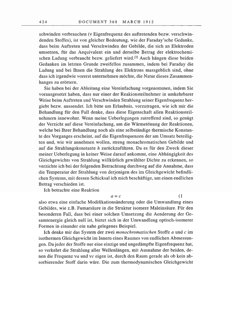 Volume 5: The Swiss Years: Correspondence, 1902-1914 page 424