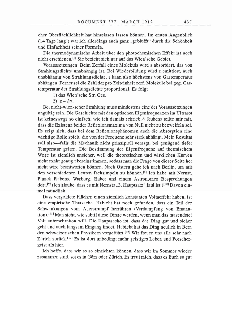 Volume 5: The Swiss Years: Correspondence, 1902-1914 page 437
