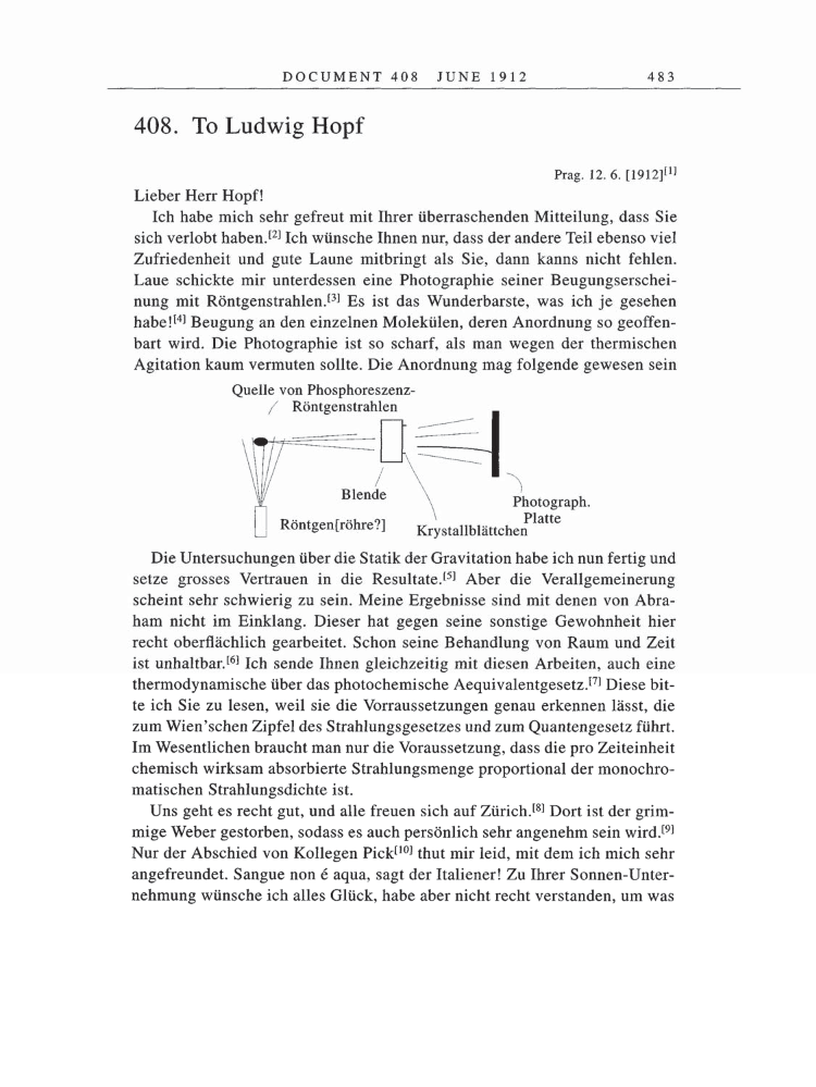 Volume 5: The Swiss Years: Correspondence, 1902-1914 page 483