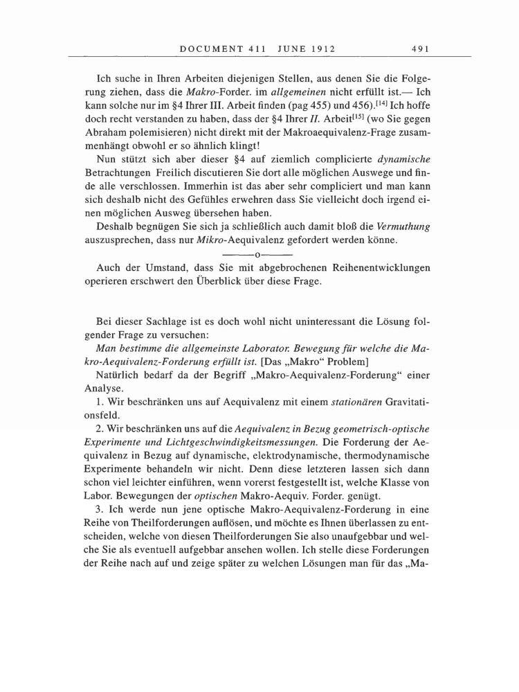 Volume 5: The Swiss Years: Correspondence, 1902-1914 page 491