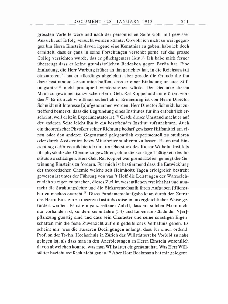 Volume 5: The Swiss Years: Correspondence, 1902-1914 page 511