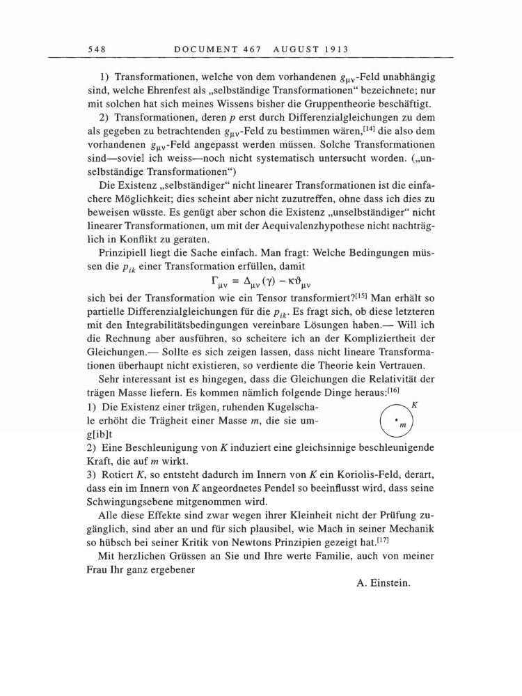 Volume 5: The Swiss Years: Correspondence, 1902-1914 page 548