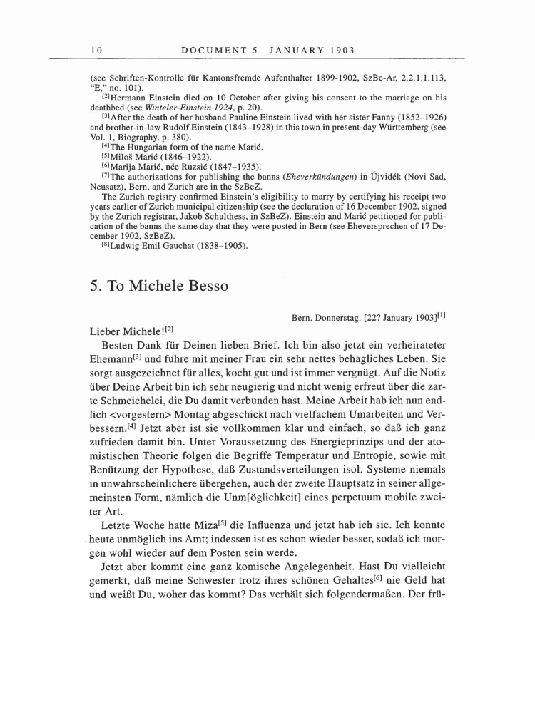 Volume 5: The Swiss Years: Correspondence, 1902-1914 page 10
