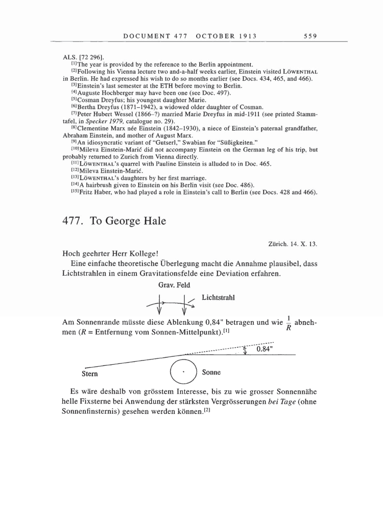 Volume 5: The Swiss Years: Correspondence, 1902-1914 page 559