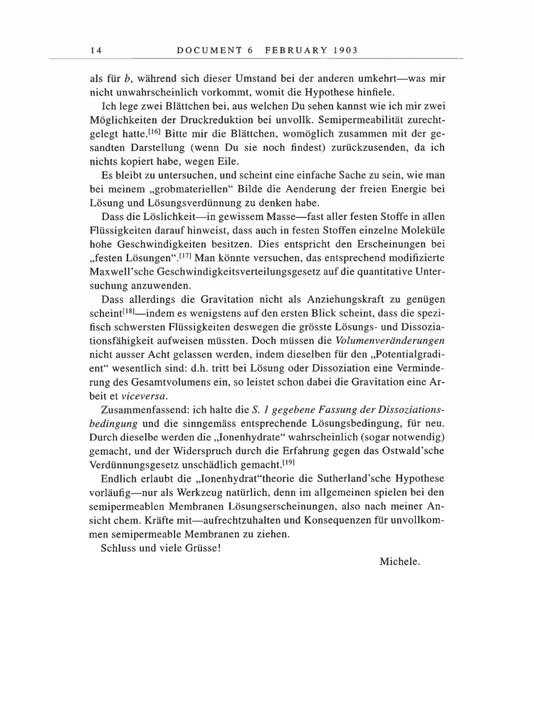 Volume 5: The Swiss Years: Correspondence, 1902-1914 page 14