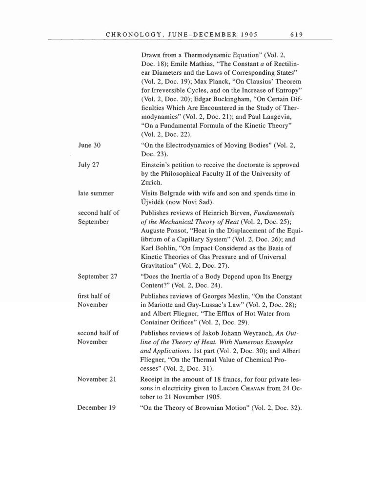 Volume 5: The Swiss Years: Correspondence, 1902-1914 page 619