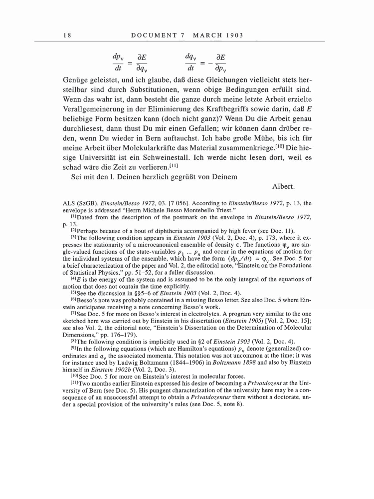 Volume 5: The Swiss Years: Correspondence, 1902-1914 page 18