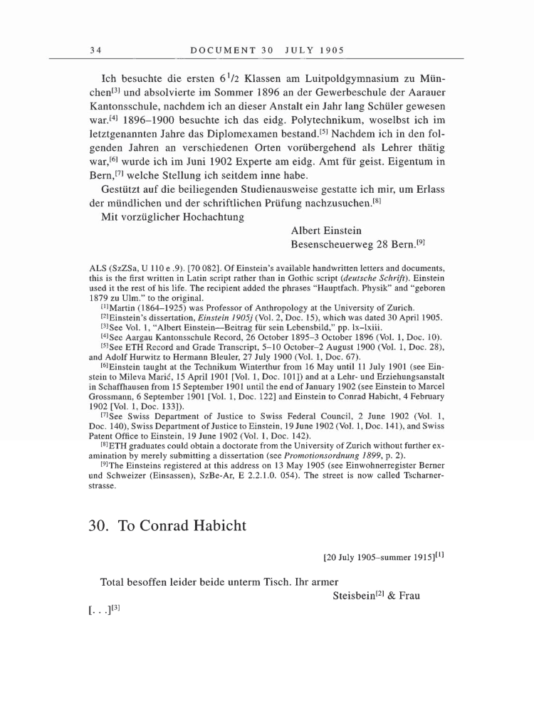 Volume 5: The Swiss Years: Correspondence, 1902-1914 page 34
