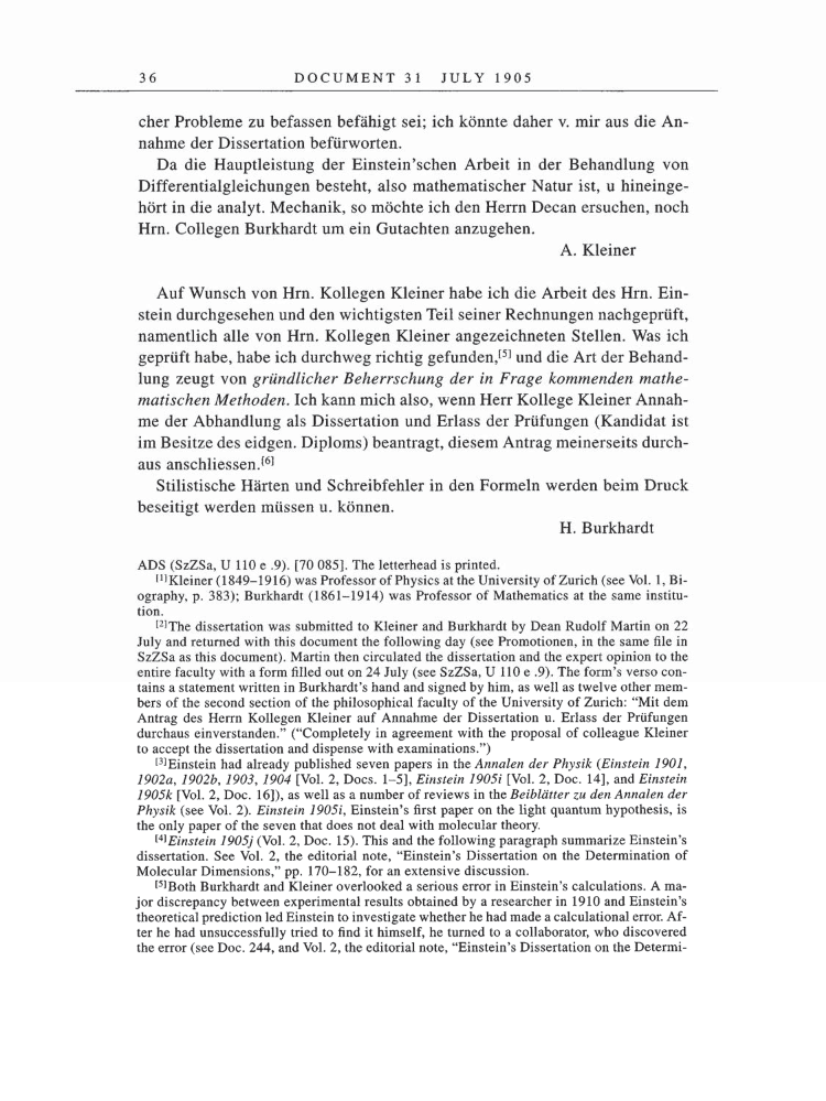 Volume 5: The Swiss Years: Correspondence, 1902-1914 page 36