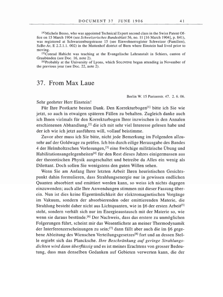 Volume 5: The Swiss Years: Correspondence, 1902-1914 page 41