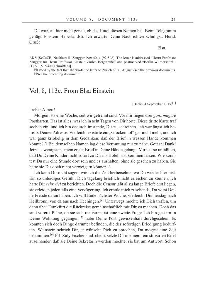 Volume 13: The Berlin Years: Writings & Correspondence January 1922-March 1923 page 21