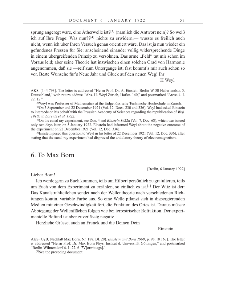Volume 13: The Berlin Years: Writings & Correspondence January 1922-March 1923 page 57