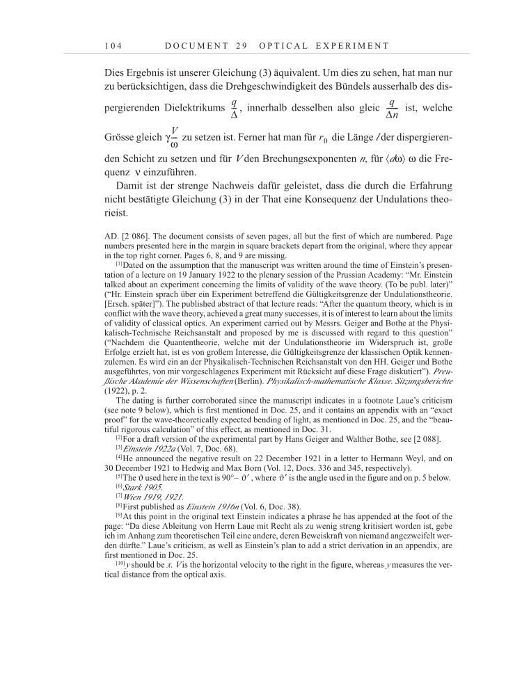 Volume 13: The Berlin Years: Writings & Correspondence January 1922-March 1923 page 104