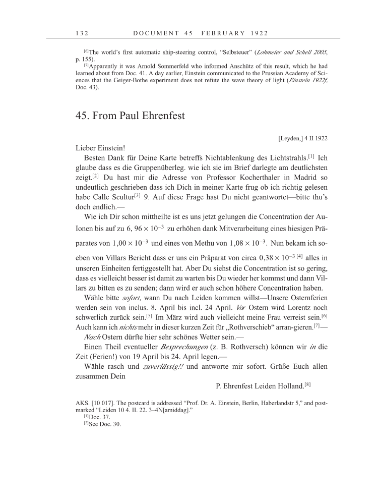 Volume 13: The Berlin Years: Writings & Correspondence January 1922-March 1923 page 132