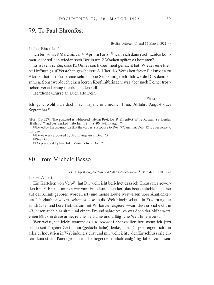 Volume 13: The Berlin Years: Writings & Correspondence January 1922-March 1923 page 179