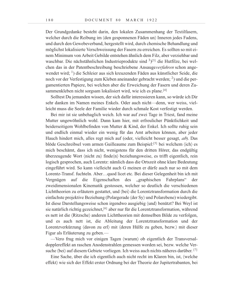 Volume 13: The Berlin Years: Writings & Correspondence January 1922-March 1923 page 180