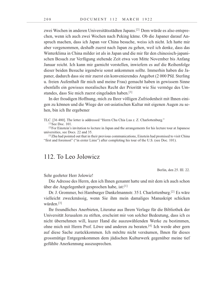 Volume 13: The Berlin Years: Writings & Correspondence January 1922-March 1923 page 208