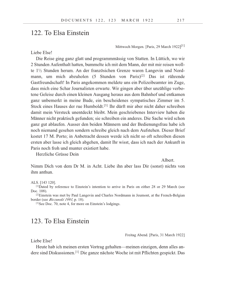 Volume 13: The Berlin Years: Writings & Correspondence January 1922-March 1923 page 217