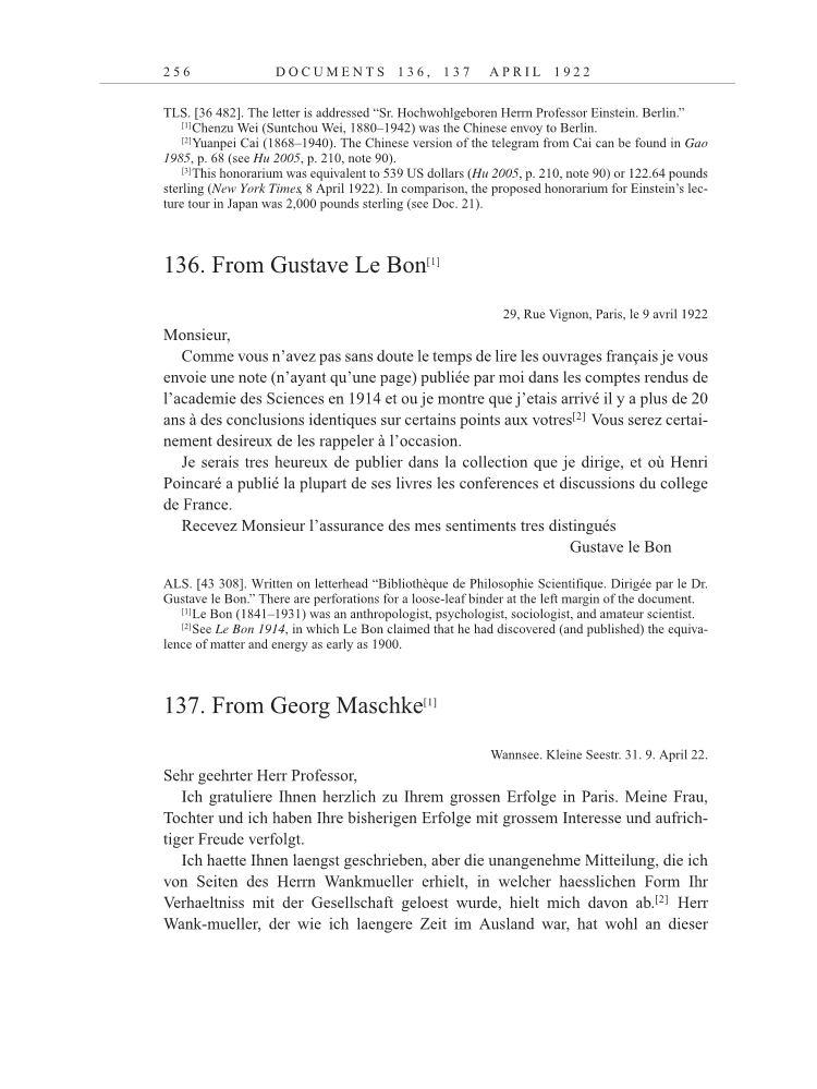 Volume 13: The Berlin Years: Writings & Correspondence January 1922-March 1923 page 256