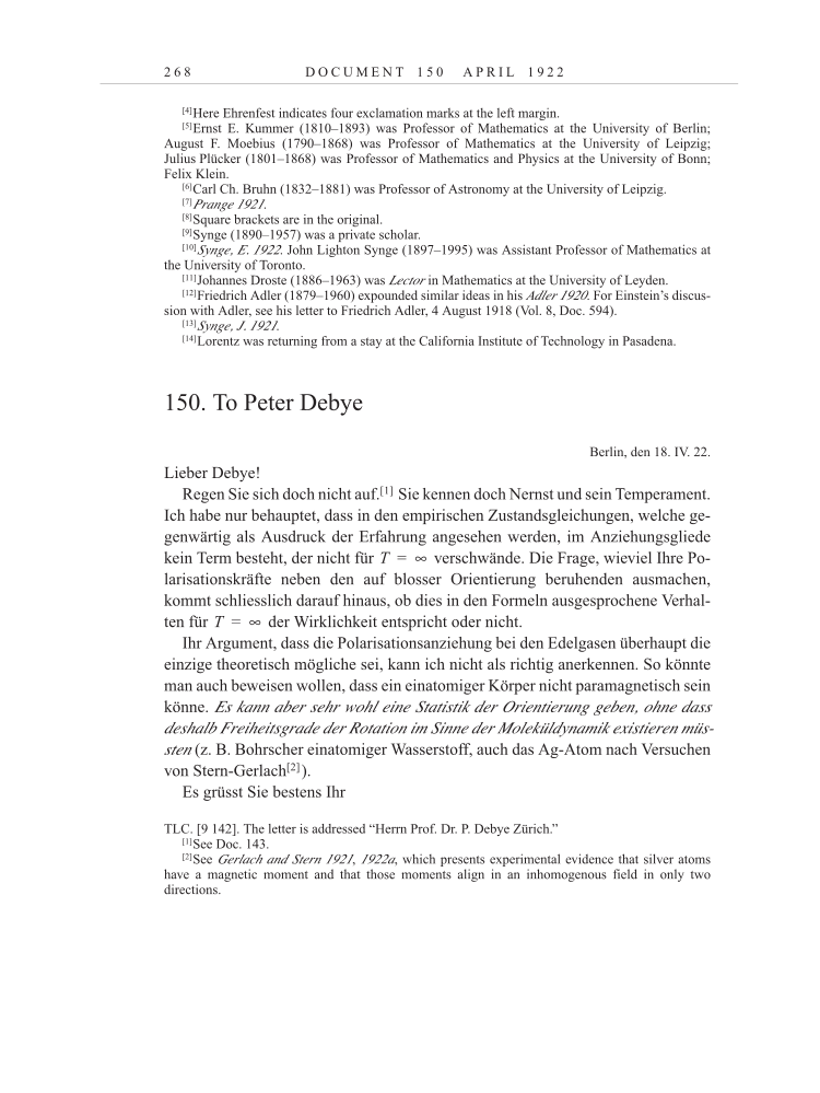 Volume 13: The Berlin Years: Writings & Correspondence January 1922-March 1923 page 268