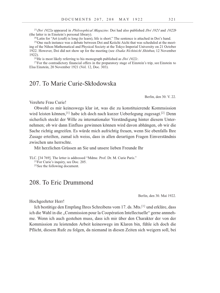 Volume 13: The Berlin Years: Writings & Correspondence January 1922-March 1923 page 321