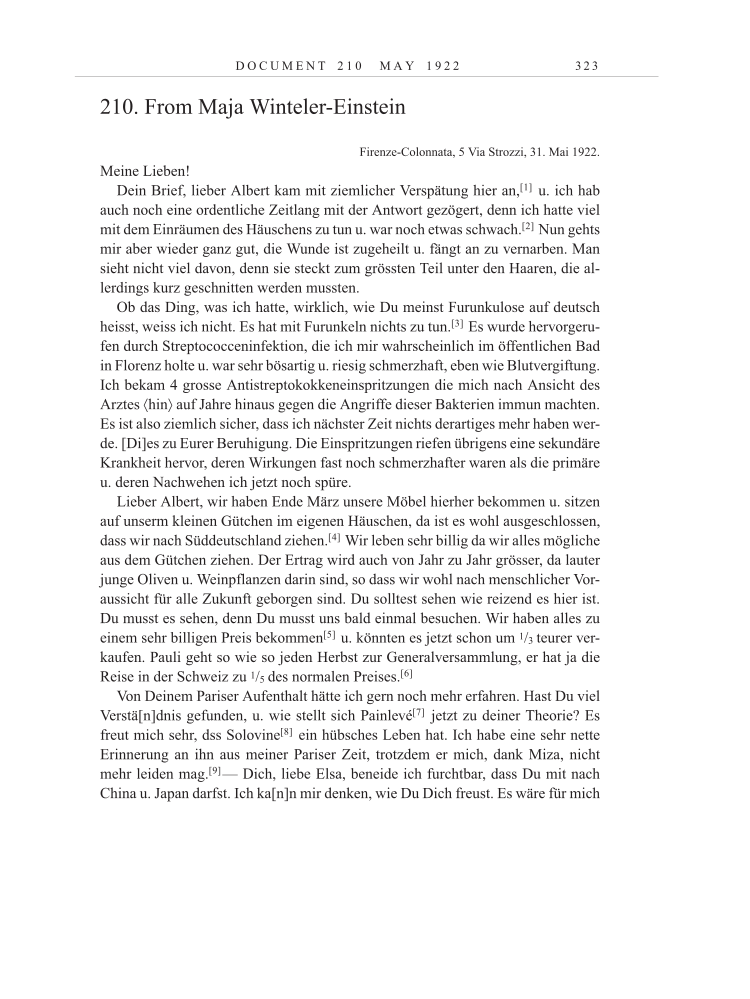 Volume 13: The Berlin Years: Writings & Correspondence January 1922-March 1923 page 323