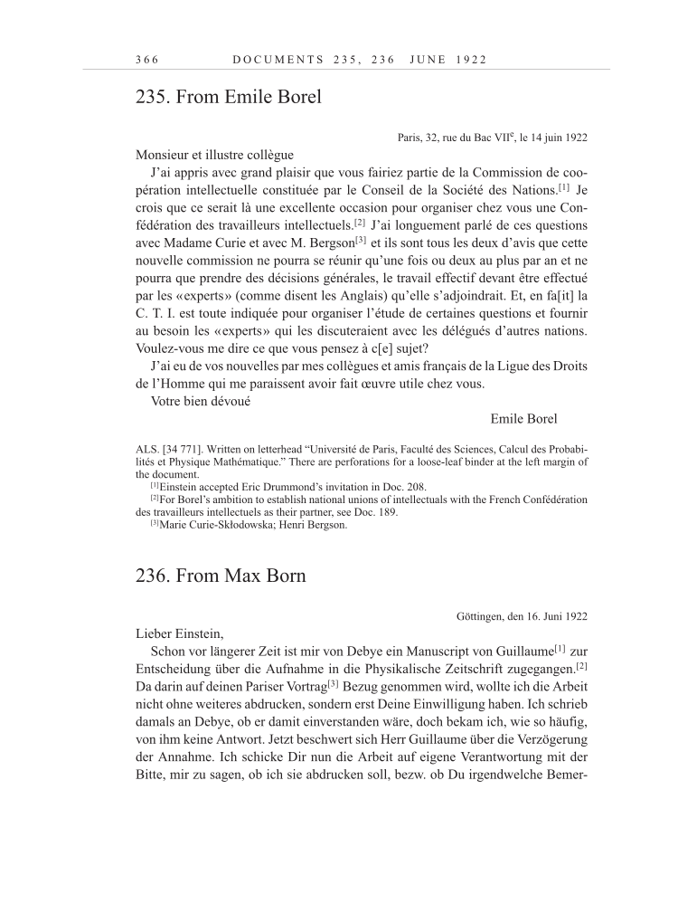 Volume 13: The Berlin Years: Writings & Correspondence January 1922-March 1923 page 366