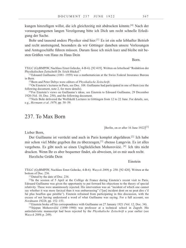 Volume 13: The Berlin Years: Writings & Correspondence January 1922-March 1923 page 367