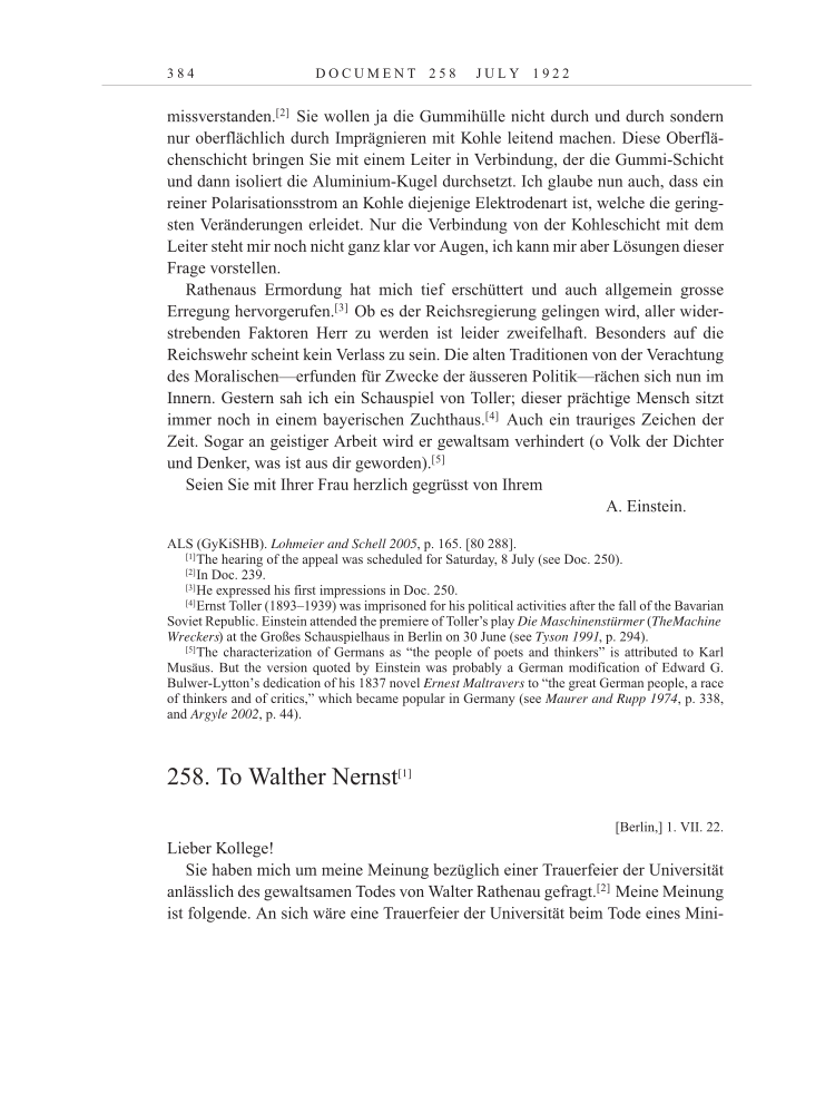 Volume 13: The Berlin Years: Writings & Correspondence January 1922-March 1923 page 384