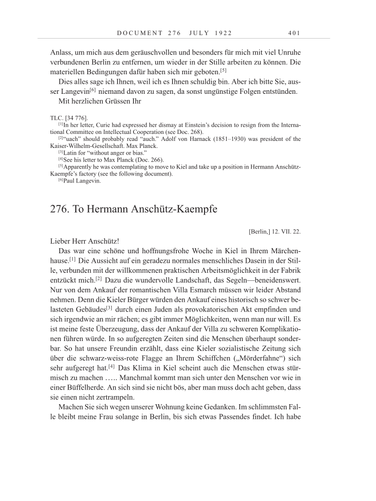 Volume 13: The Berlin Years: Writings & Correspondence January 1922-March 1923 page 401