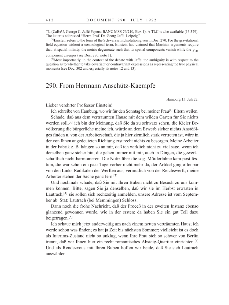 Volume 13: The Berlin Years: Writings & Correspondence January 1922-March 1923 page 412