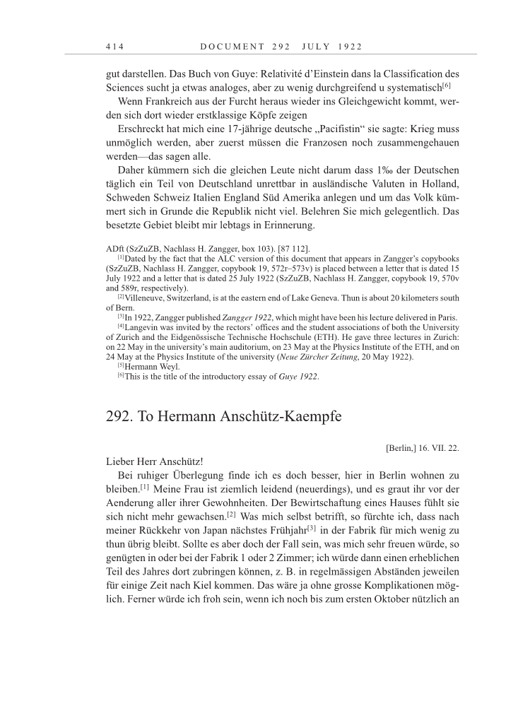 Volume 13: The Berlin Years: Writings & Correspondence January 1922-March 1923 page 414