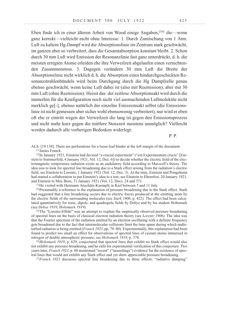 Volume 13: The Berlin Years: Writings & Correspondence January 1922-March 1923 page 425