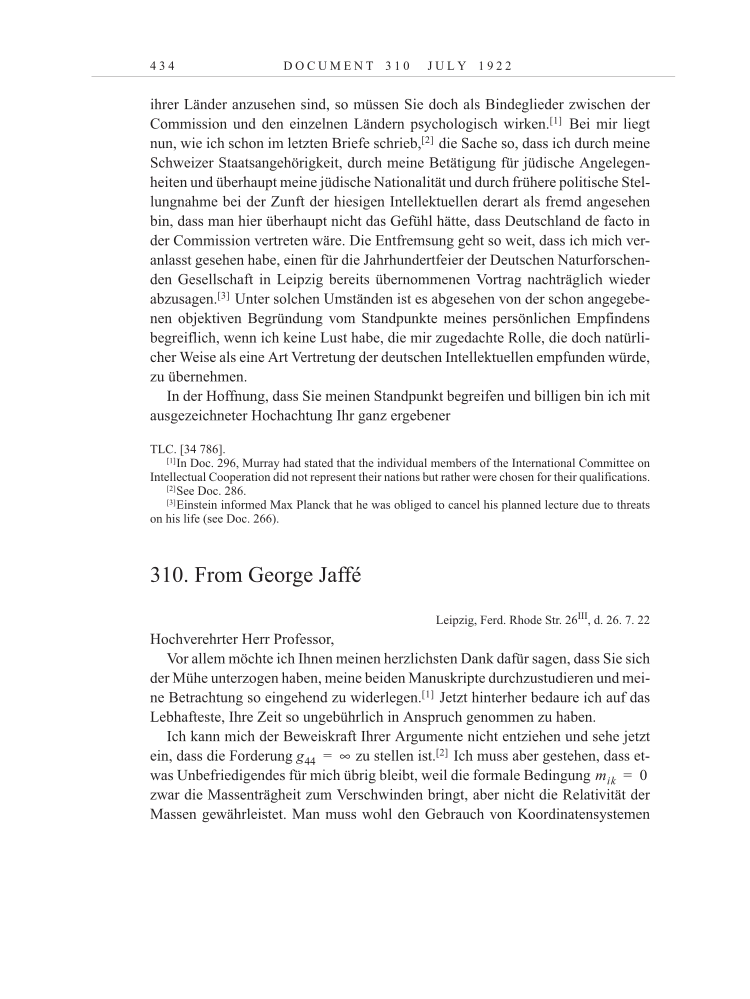 Volume 13: The Berlin Years: Writings & Correspondence January 1922-March 1923 page 434
