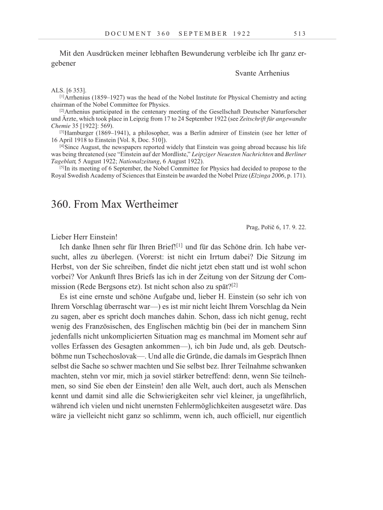 Volume 13: The Berlin Years: Writings & Correspondence January 1922-March 1923 page 513