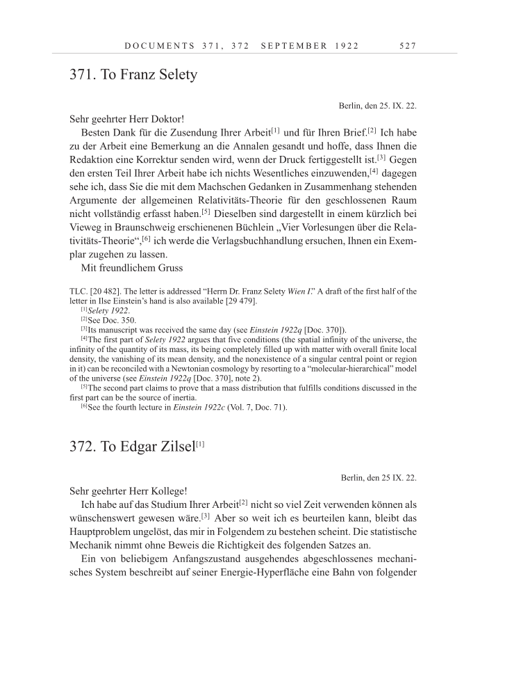 Volume 13: The Berlin Years: Writings & Correspondence January 1922-March 1923 page 527